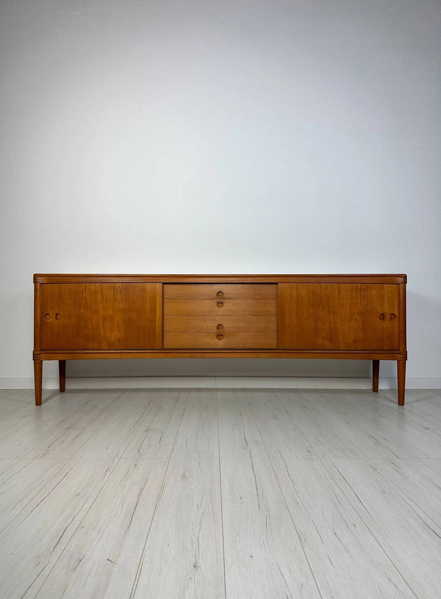 1960s Vintage Large Danish Teak Sideboard by H.W. Klein for Bramin