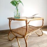Rattan coffee table