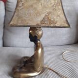 Vintage lamp in Italian ceramic