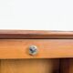 Table de chevet vintage aux pieds compas