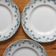 4 assiettes plates en terre de fer modèle "Blériot" Saint Amand et Hamage