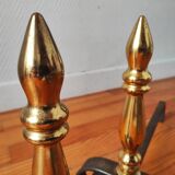 Vintage pair of andirons