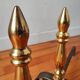 Paire de chenets vintage