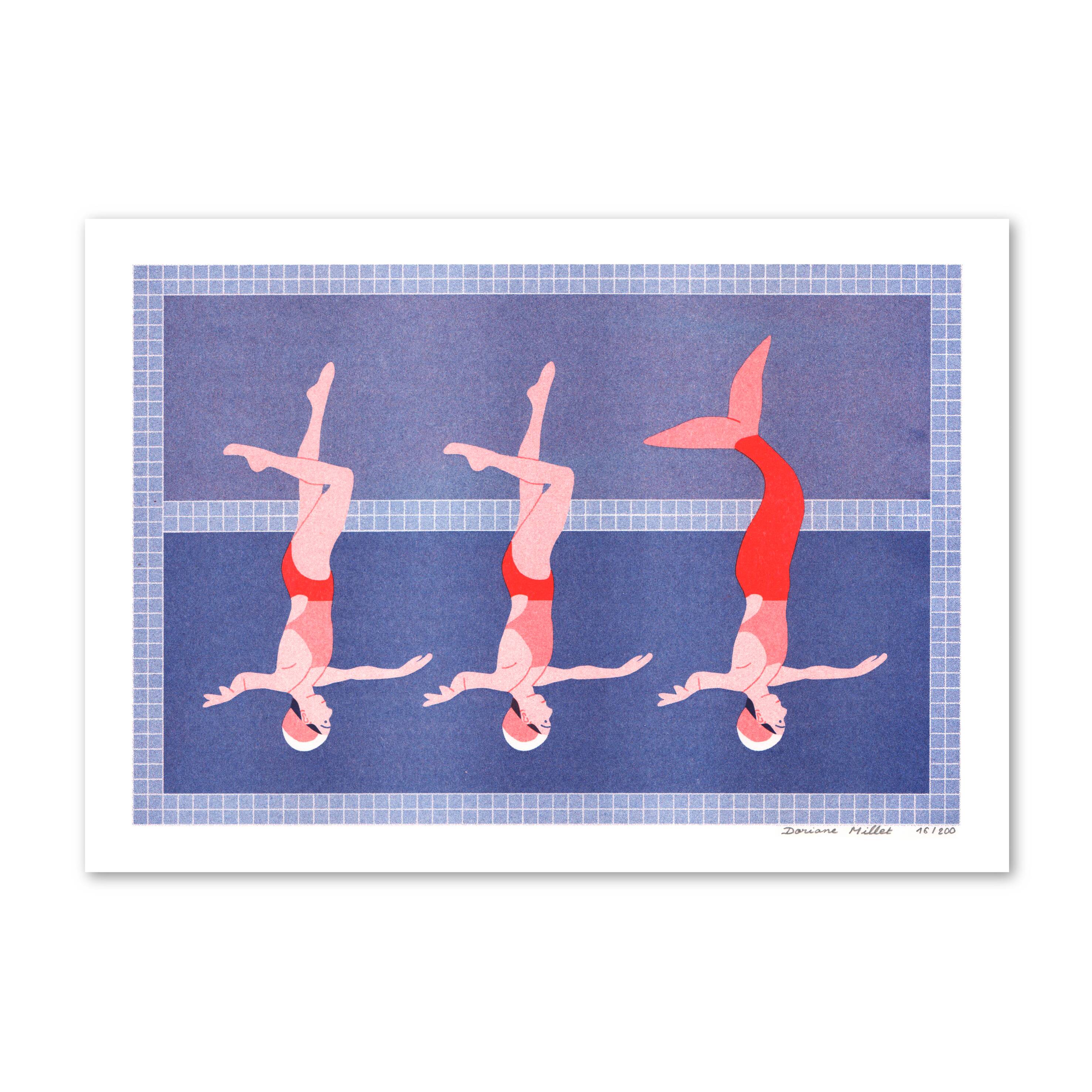The Ballet, A4 risograph, signed limited edition