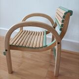 Chaise baumann en bois courbe