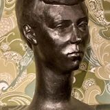 Large plaster bust from the 1960s