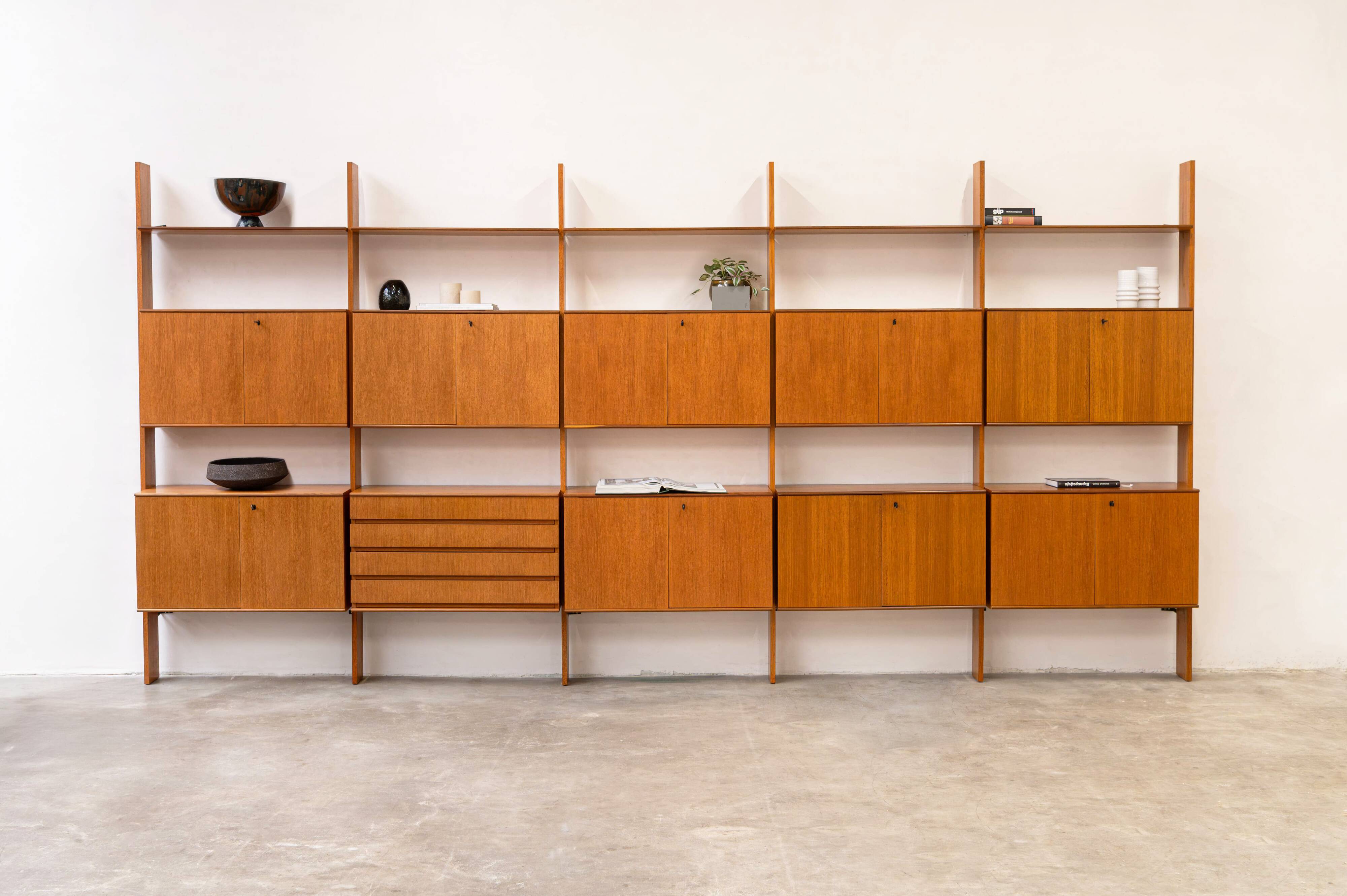 Modular Wall Unit by Peter Petrides for Interna Wandmöbelw