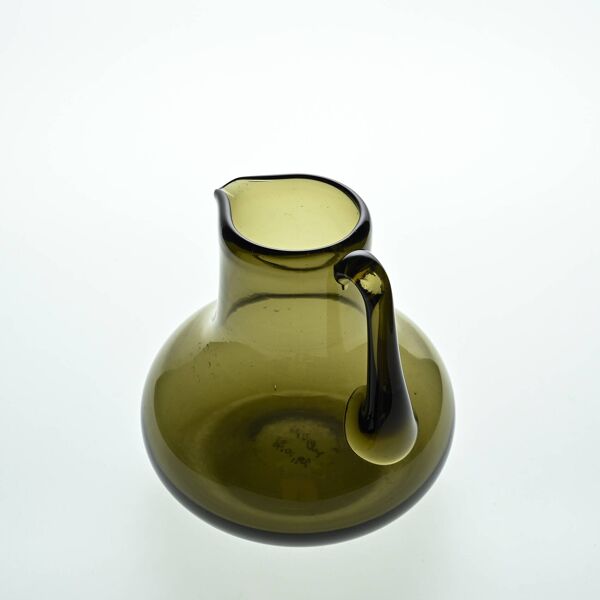 Carafe en verre soufflé par Claude Morin, 1976