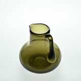 Blown glass carafe by Claude Morin, 1976