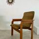 Set of 2 bridge armchairs from the 70s design Bruno Rey vintage solid beech