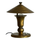 Art Deco table lamp in patinated brass from the 1940s.
