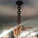 Lustre en bois