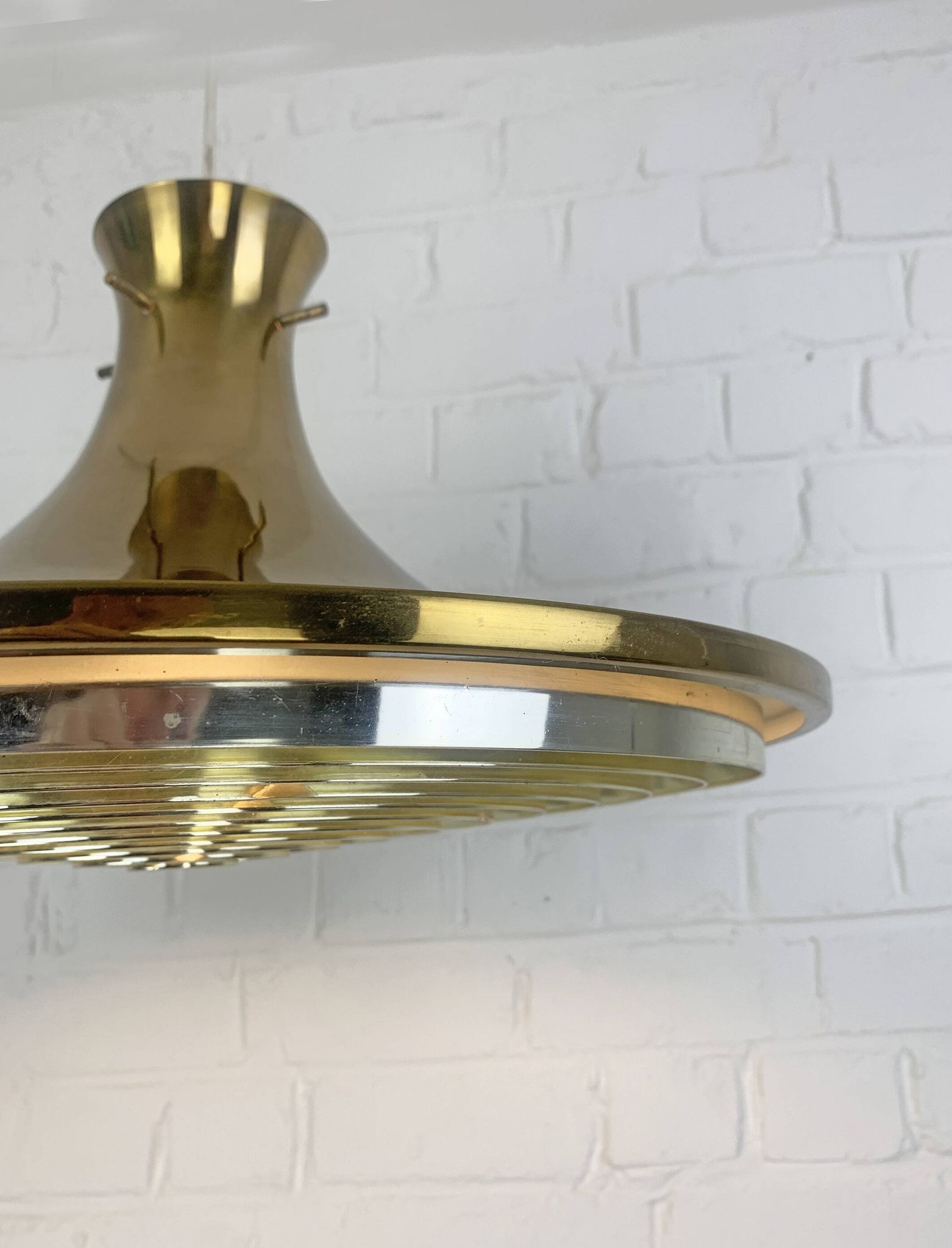 Vintage Scandinavian pendant light, Rex Lennart for Ikea, Sweden 1971