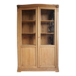 Vitrine ancienne en chêne,