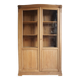 Vitrine ancienne en chêne, rénovée