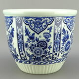 Delft Boch Royal Sphinx earthenware pot cache