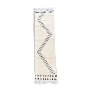 Tapis berbere beni ouarain couloir 80x320 cm