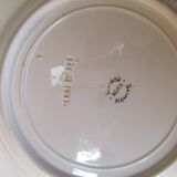 6 dessert plates st amand nord hamage - terre de fer