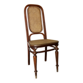 Chaise Thonet anciennes en bois courbé et cannage - Modèle n°32
