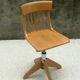Stoll office chair, swivelling and adjustable in height