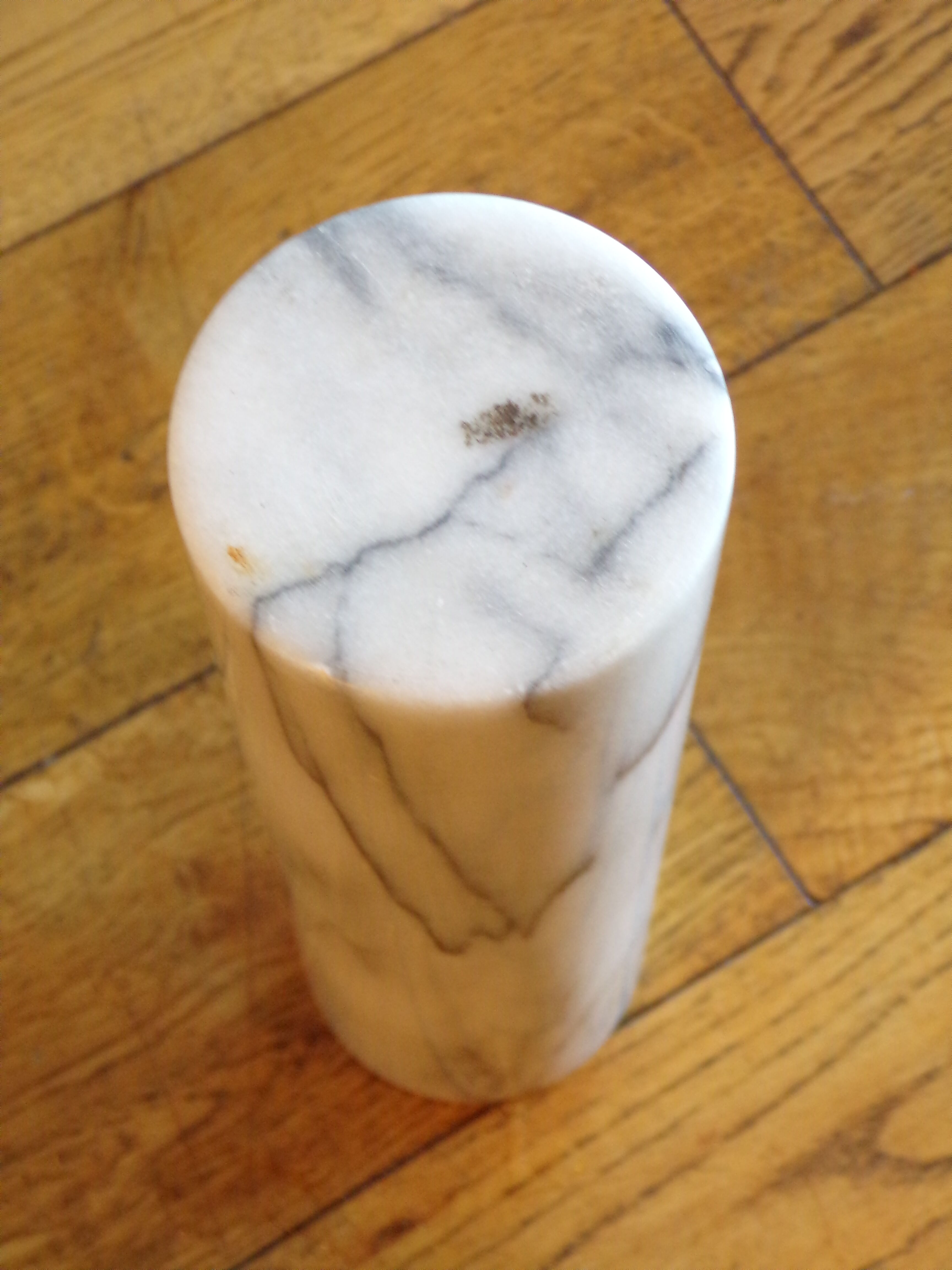 1970 marble roller vase
