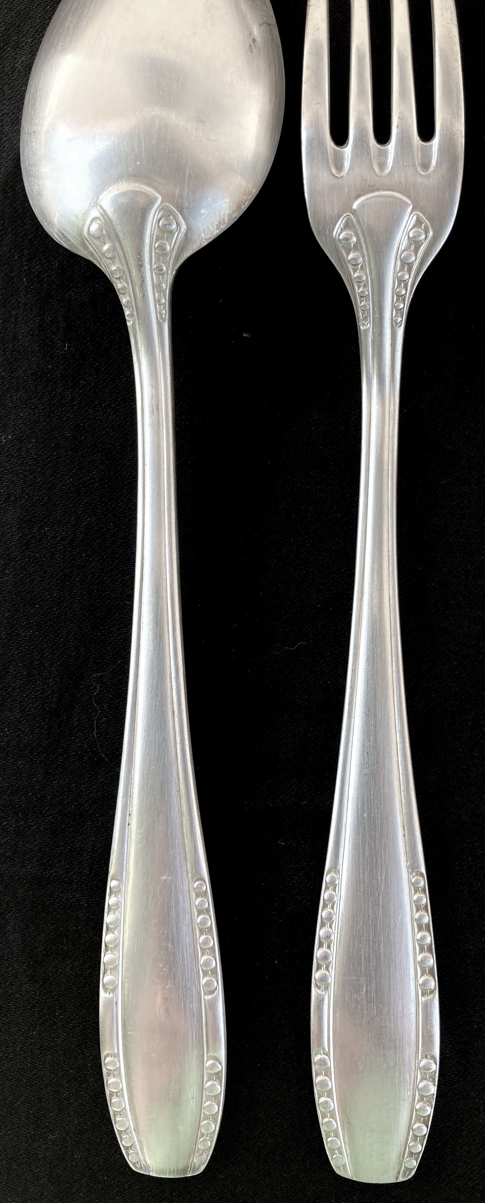 6 couverts ercuis métal argenté 84 g