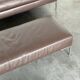 B&B Italia sofa “Charles” Leather Sofa with Matching Ottoma