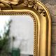 Mirror high 171 cm / 107 cm large mirror louis Philippe Golden has the sheet d gold