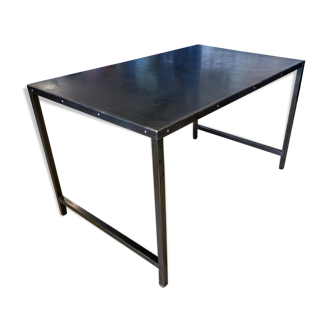 Metal factory table