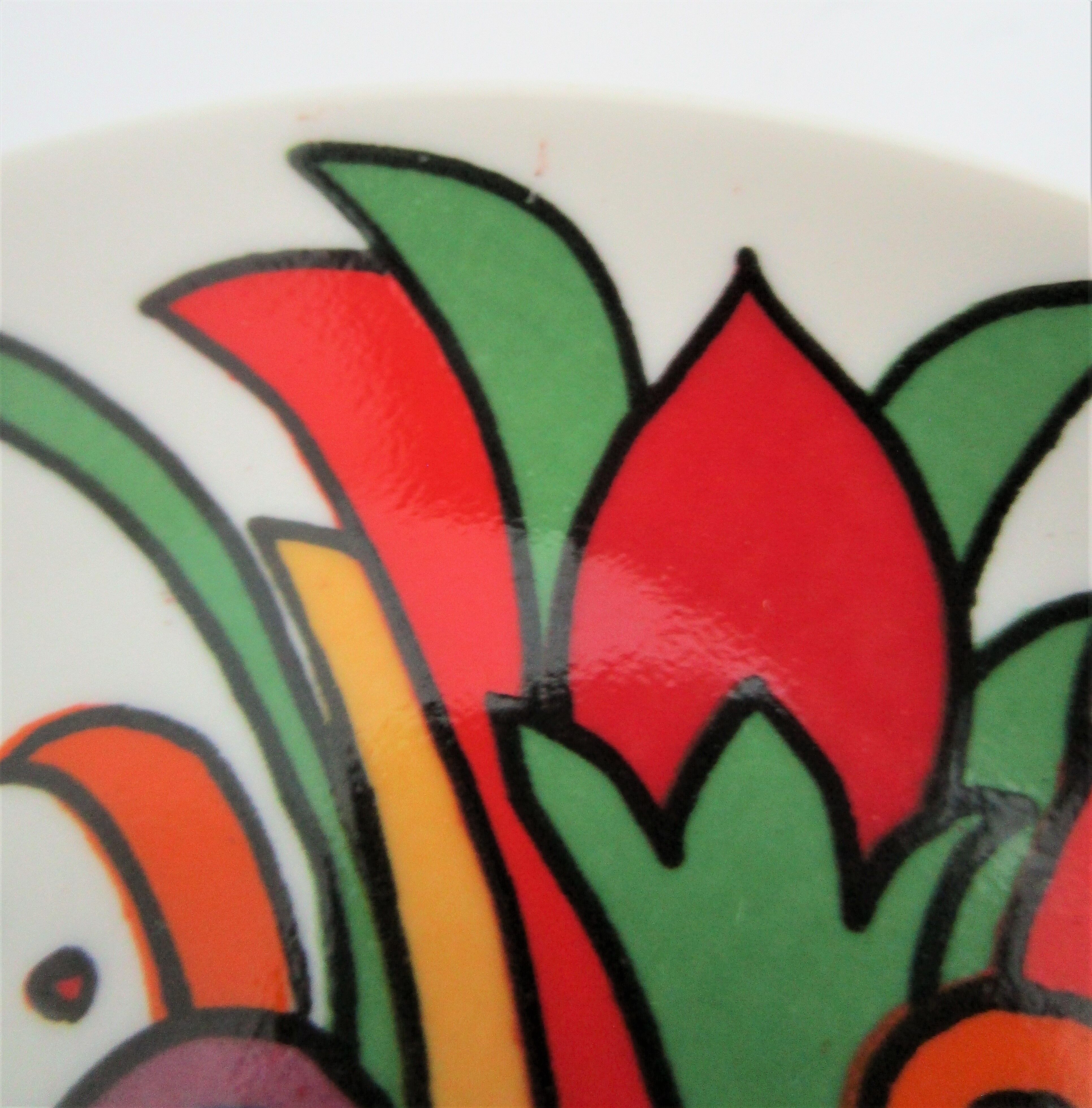 Six butter plates Acapulco Villeroy and Boch 70s