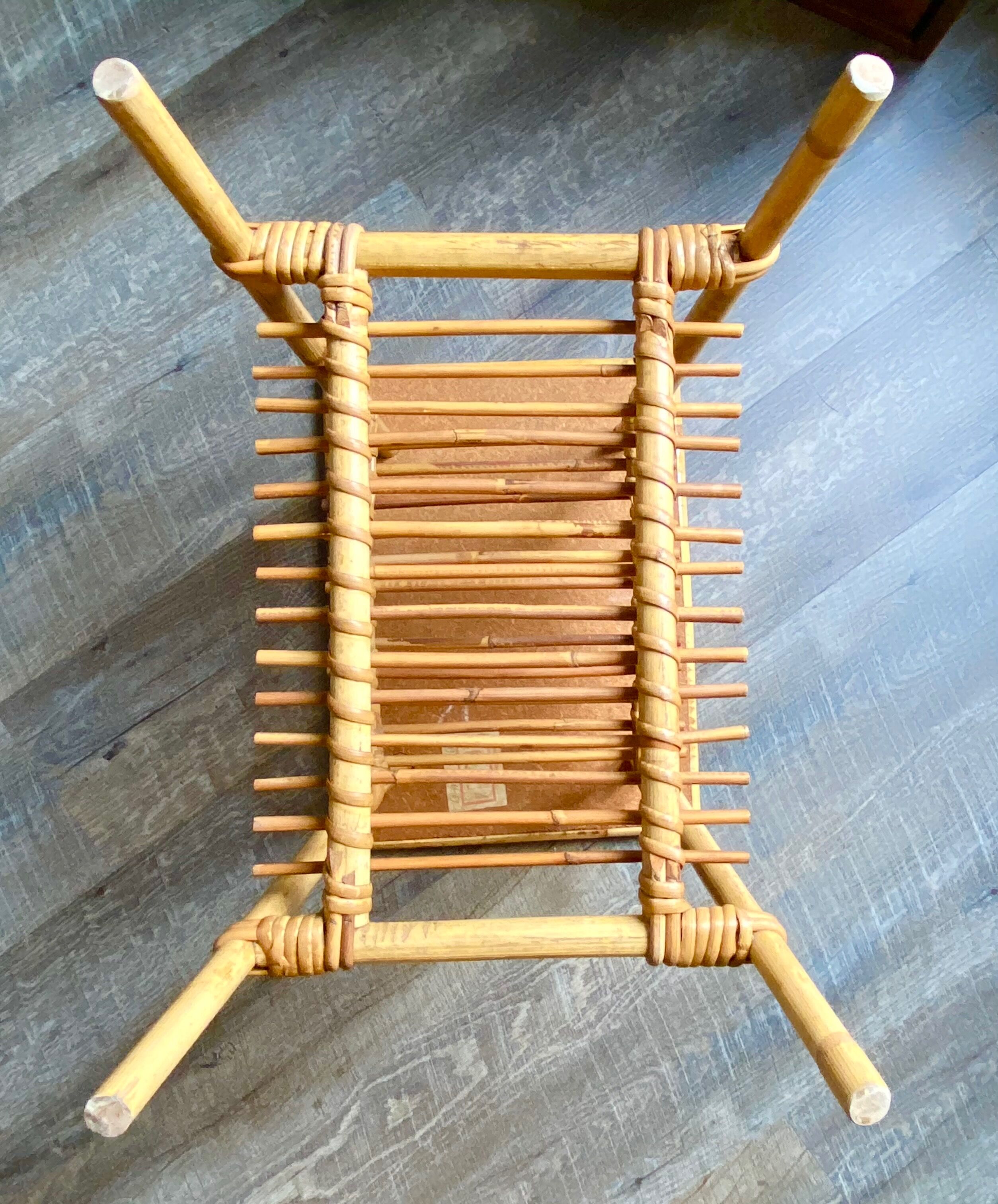 Rattan side table 1960