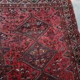 Ancien tapis en laine fait main