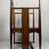 Chaise Arts and Crafts de William Birch par EG Punnett pour Liberty & Co. vers 1900