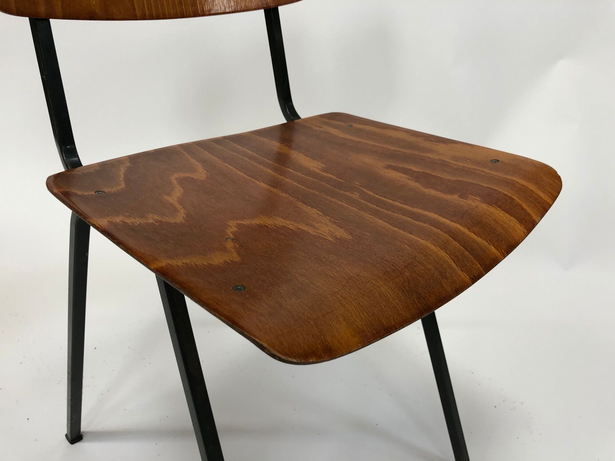 Marko Holland vintage school chairs lot of 2,1970 Netherlands