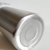 Vintage glass and stainless steel lamp