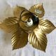 Masca golden flower wall lamp