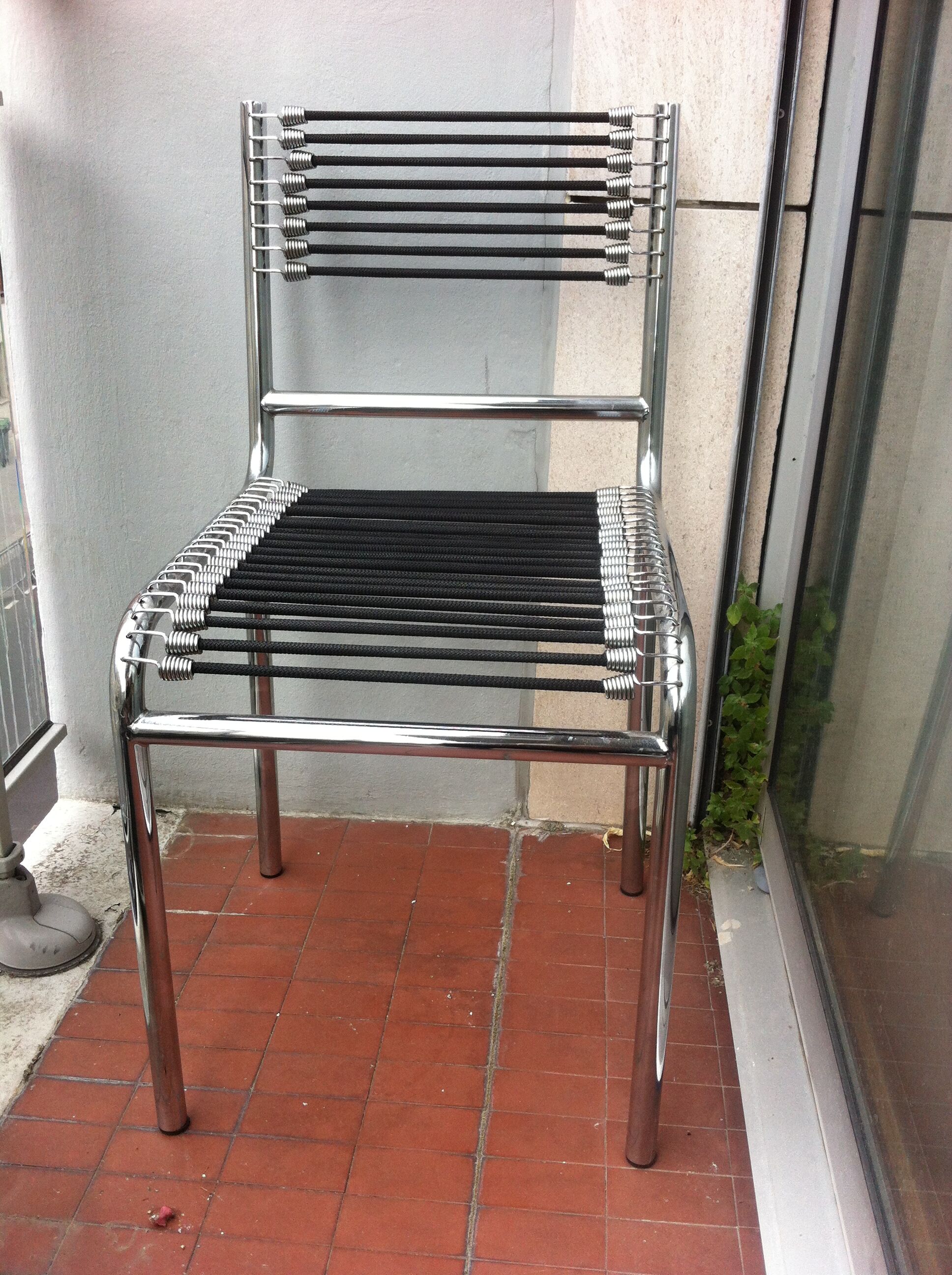 Set of 4 chairs "sandow" by René Herbst