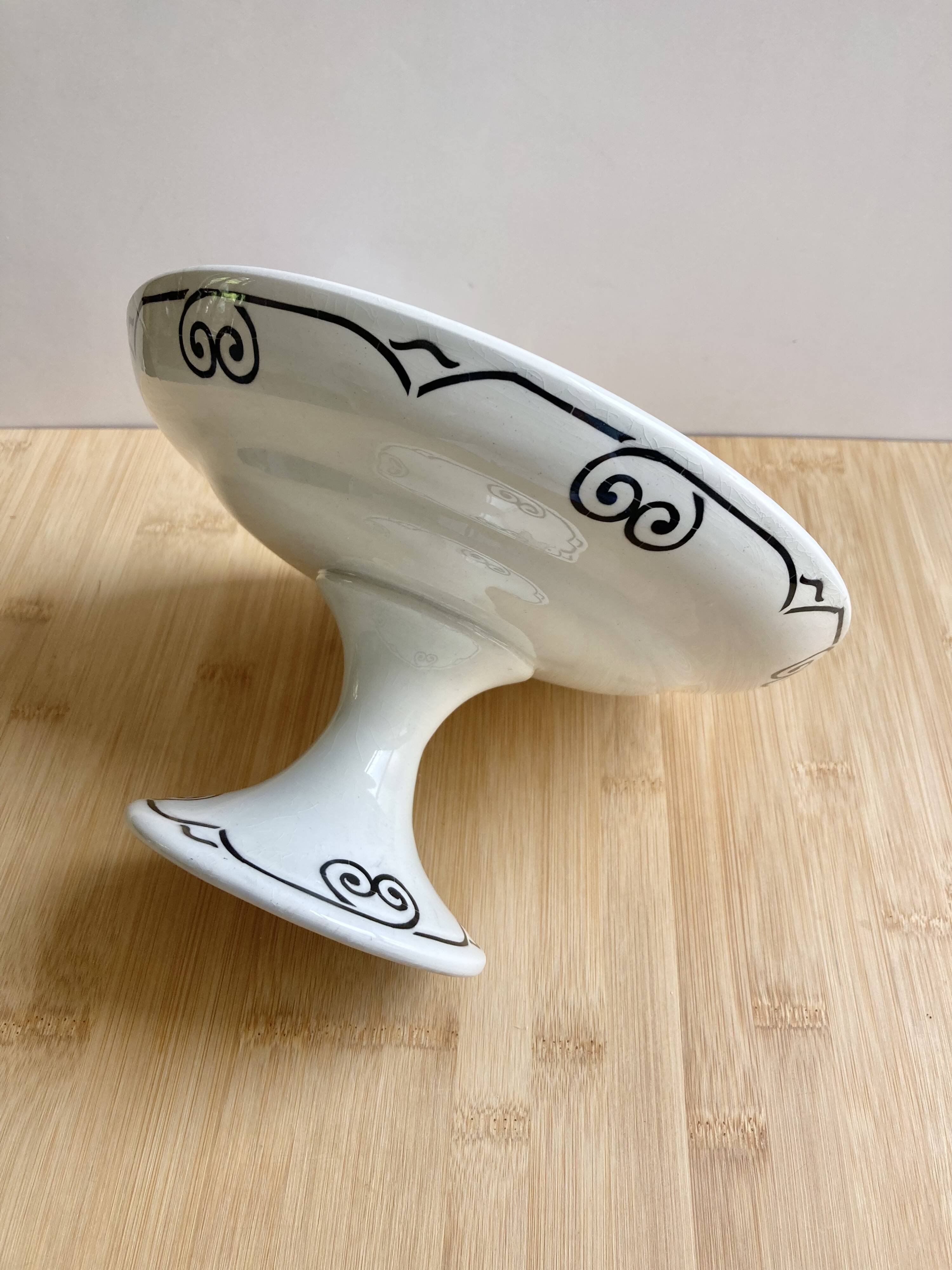 Art Deco Fruit Bowl - Boch Frères Keramis