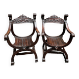 Paire de chaises Dagobert.