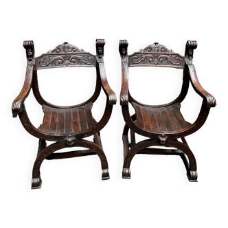 Pair of Dagobert chairs.