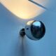 Wall lamp sphere model 48591 in mid-century Danish space style by Louis Poulsen, 1960s.