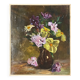 Tableau HST "Vase and bouquet of flowers" 20th century