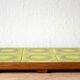Large vintage glazed ceramic trivet