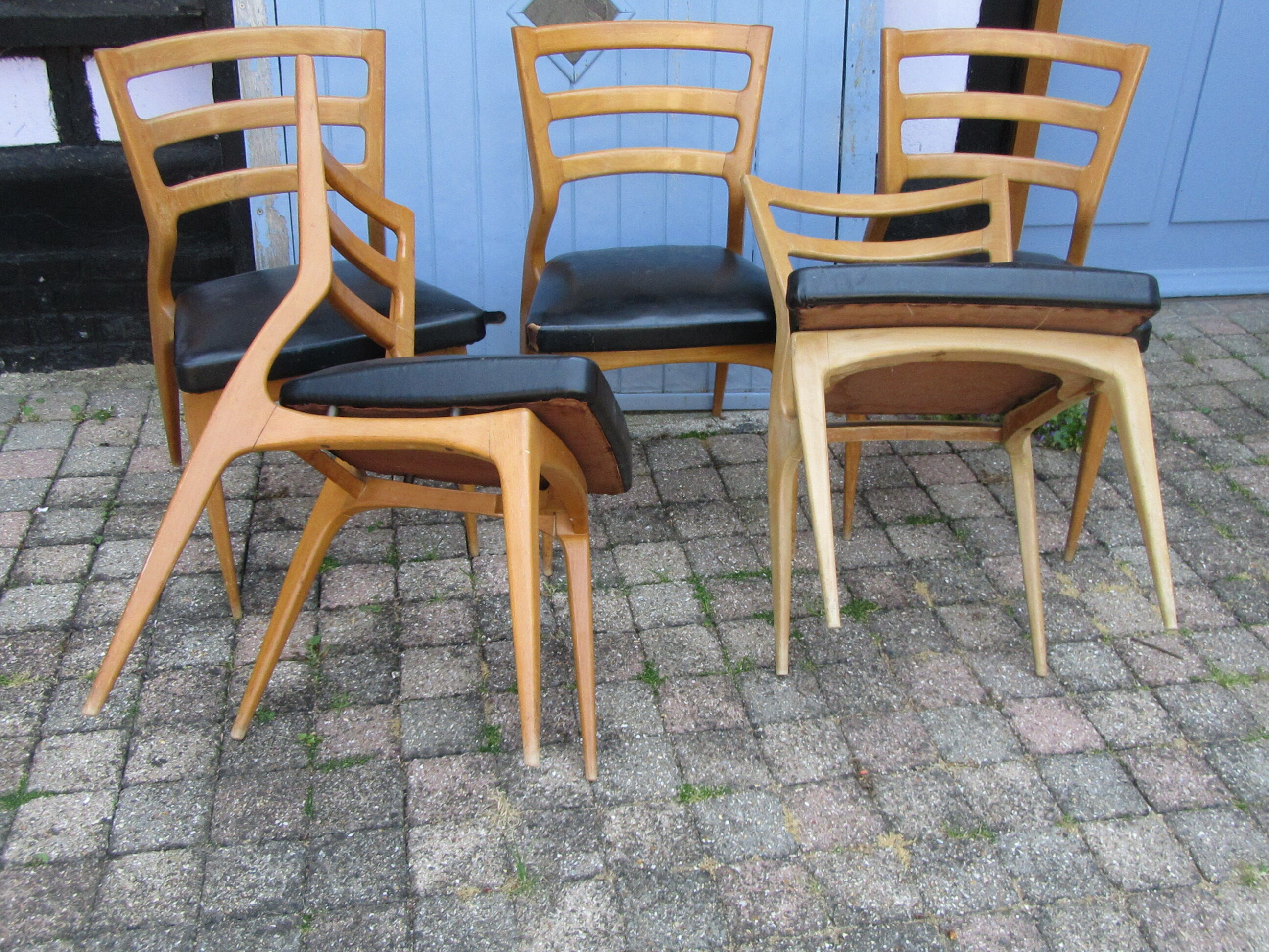 Vintage Scandinavian style chairs