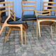 Chaises de style scandinave vintage