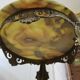 Table d'appoint en bronze tripode