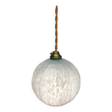 Clichy blue glass pendant light