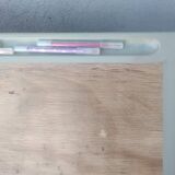 Vintage desk in beech and oak 60s