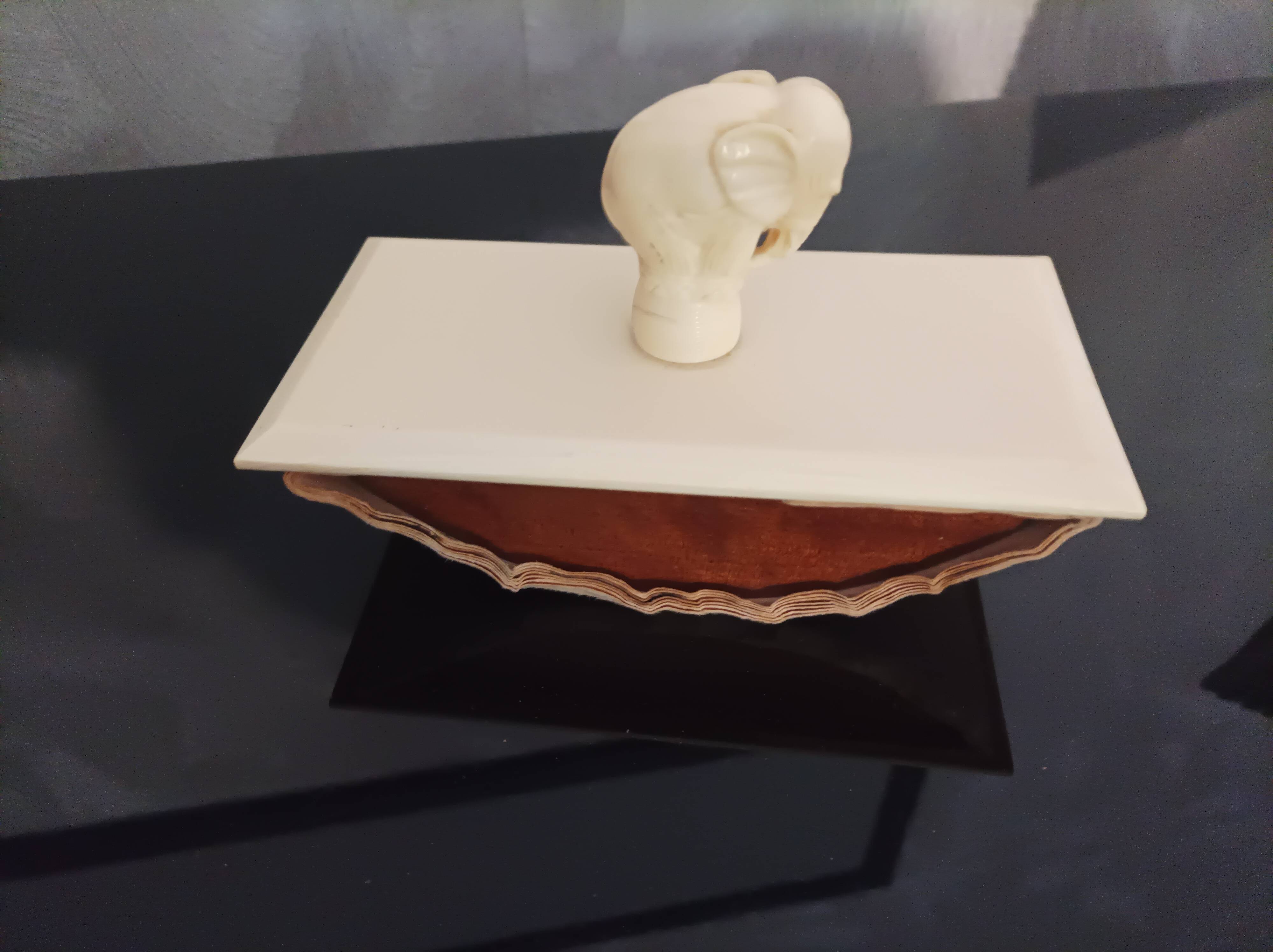 Old ivory blotter stamp