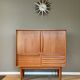 Scandinavian teak bar sideboard by Bernhard Pedersen for Samcom